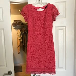 Coral lace dress by Chinese Laundry size S